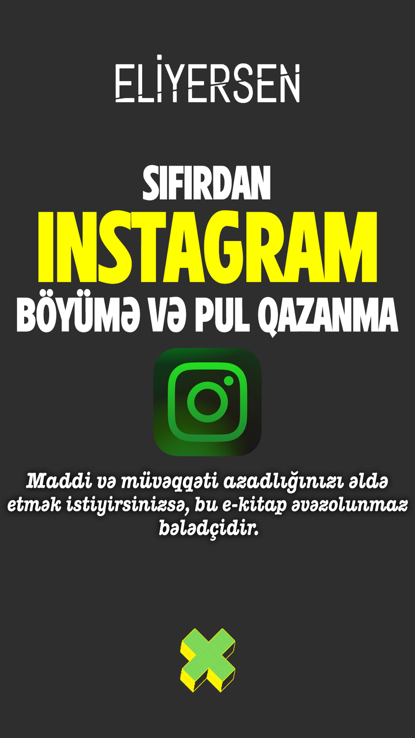 SIFIRDAN INSTAGRAM BÖYÜMƏ VƏ PUL QAZANMA